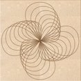 thumbnail image 1 of Ahgly Company Tapis d'Intérieur Lavables à la Machine, Carrés, Style Transitionnel, Mocassin Beige, Tapis de Zone, 7 Pieds Carré, 1 of 7