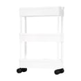 thumbnail image 1 of Shengyu Multifunctional Storage Solution For Bedroom And Living Room Occupying No Space Storage Cart Utility white,3 layers 25cm, 1 of 6