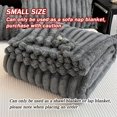 thumbnail image 1 of 1pc Thickened Blanket Soft And Comfortable Faux Rabbit Hair Reversible Blanket Thermal Fleece Blanket Nap Blanket Air Conditioning Blanket Office Gift Blanket Perfect For All Seasons, 1 of 6