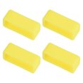 thumbnail image 1 of Uxcell Watch Band Strap Loops Silicone for 19mm Width Watch Band, Yellow 4 Pack, 1 of 5