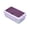 Purple#4, variant on mtvxesu Microwave Safe Lunch Box with Dividers, Sealed Lid, Handle, and Tableware Storage for Office Use, 1 Pack