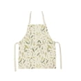 thumbnail image 2 of cpengpj Floral Rustic Adjustable Cooking Apron for Women and Men, Waterproof Polyester Kitchen Apron with Oil-Resistant Design, Lightweight Comfort for Barbecue, Baking, 2 of 6