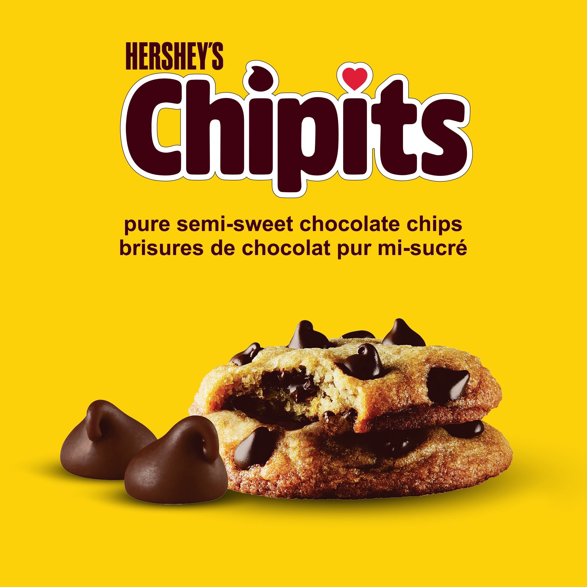 Brisures de chocolat noir HERSHEY'S CHIPITS, 775 g