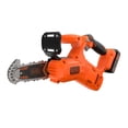 thumbnail image 3 of BLACK+DECKER 20V MAX* 6 in. Kit tronçonneuse élagueuse sans fil, 3 of 6