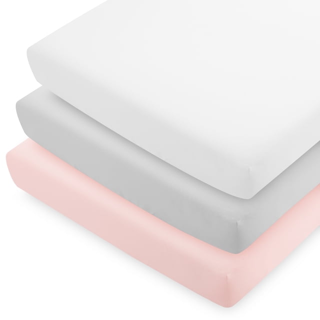 Bare Home Drap-Housse pour Berceau en Microfibre Ultra-Douce