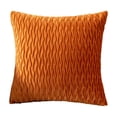 thumbnail image 2 of Solid Colour Velvet Pleated Pillow Set Sofa Cushion Bedside Cushion Office Lumbar Support Lumbar Protection, 2 of 6