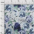 thumbnail image 2 of oneOone Polyester Spandex Dark Blue Fabric Floral Sewing Craft Projects Fabric Prints By Yard 56 Inch Wide-XO, 2 of 4