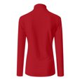 thumbnail image 3 of HKEJIAOI Chemises à Col Roulé à Manches Longues pour Femmes Tricot Tshirt Slim Fit Basic Tee, 3 of 4