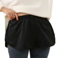 thumbnail image 3 of Unisex Adjustable Layering Fake Lower Sweep Set Skirt Half-Length Splitting A Version Hem Skirt Undershirt, 3 of 3
