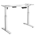 thumbnail image 1 of Costway Electric Stand Up Desk Frame Single Motor Height Adjustable w/ Controller White, 1 of 10