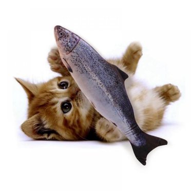 CHOK Jouet Chat Poisson Électrique Jouet Amusant pour Enfants Peluche Réaliste Poisson en Mouvement Qui Remue Poisson de Simulation Jouet Poisson Animaux de Compagnie Jouet Interactif pour Enfants Cadeau de Noël Jouet Cadeau pour Enfants