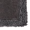 thumbnail image 3 of Better Trends Premium Bathroom 30 Round Mat 100% Cotton Water Absorbent Non-Slip Backing Machine Washable for Bathroom Tub and Shower Use Gray Shaggy Border Collection, 3 of 5