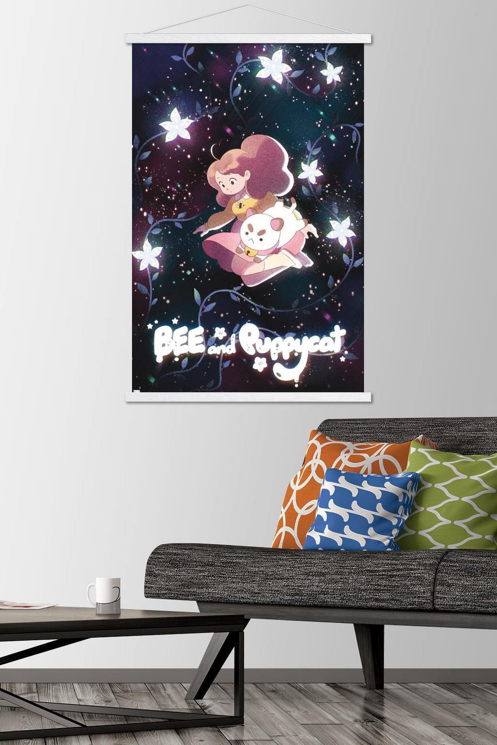 Bee And Puppycat - Space Flowers Key Art Wall Poster