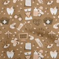 thumbnail image 1 of oneOone Polyester Spandex Brown Fabric Tool Craft Projects Decor Fabric Printed By The Yard 56 Inch Wide, 1 of 4