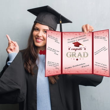 Meitianfacai Graduation Sign in Book Graduation Signature Board Graduation Guest Book 2024 Graduation Gift Party Supplies for College High School - Thin