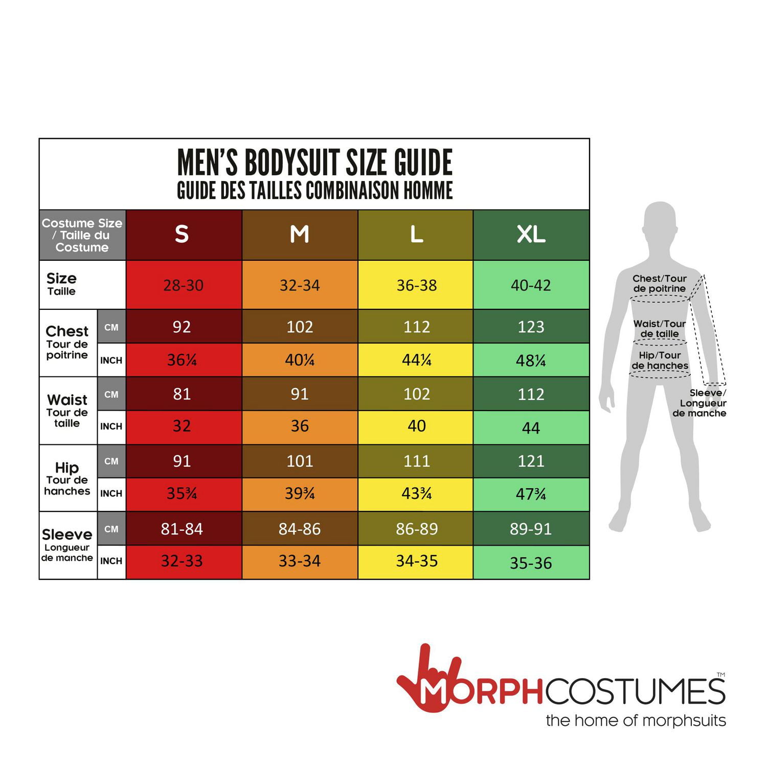 Costume d'Halloween Morphsuits de la Légende Urbaine du Rateau pour Adultes