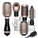 SKIMI Hair Dryer Brush, Hot Air Brush, Blow Dryer Brush Tool Set Straightener/Dryer/Curling Plastic, Curling Brush Hair Dryer