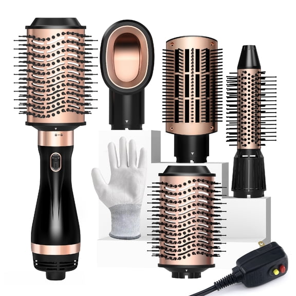 SKIMI Hair Dryer Brush, Hot Air Brush, Blow Dryer Brush Tool Set Straightener/Dryer/Curling Plastic, Curling Brush Hair Dryer