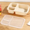 thumbnail image 4 of Meitianfacai Bento Box Adult Lunch Box 3-Compartment Meal Prep Container For Kids Stackable Snack Containers For School And Travel Lunch Microwave Safe, 4 of 8