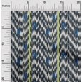 thumbnail image 1 of oneOone Tissu en Coton Flex Rayé & Chevron Imprimé Ikat au Mètre 40 Pouces de Large, 1 of 4