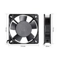 thumbnail image 2 of Unique Bargains Ventilateur de Refroidissement SF11025AT AC 220/240V 0.10A Roulements à Manchon Longue Durée, 2 of 3
