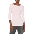 thumbnail image 1 of walmart Essentials T-Shirt à Encolure Bateau à Manches 3/4 pour Femmes, 1 of 8