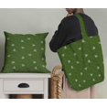 thumbnail image 5 of Soimoi Green polyester Crepe Fabric Heart & Love Text Decor Fabric Printed Yard 42 Inch Wide, 5 of 5