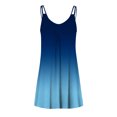 thumbnail image 3 of Fridja Womens Gradient Tie-Dye Print Sleeveless Dress V Neck A-Line Maxi Mini Sundress, 3 of 4