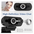 thumbnail image 4 of Webcam 1080P Full HD Web Camera With Microphone Web Cam 1080p For PC Computer Laptop Desktop USB Camara Web ,Easy to Install, 4 of 7