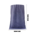 thumbnail image 2 of Bigersell Bathroom Towels 75 x 35 cm Solid Microfiber Soft Plush Bath Towels Super Absorbent Face Towels Rectangular Bathing Shower Towels Quick Dry Hand Bath Towels H, 2 of 3