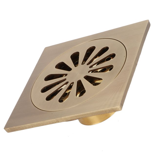 Drain de Douche, Antique avec Filtre Anti-Reflux, pour Douche Salle de Bain
