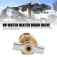 thumbnail image 3 of Valve de Vidange pour Chauffe-Eau RV en Laiton, Facile à Utiliser, Étanche pour Chauffe-Eau RV et Remorque, 3 of 7