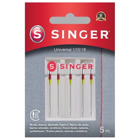 SINGER® Universal Sewing Machine Needles, Size 110/18 - 5 Count