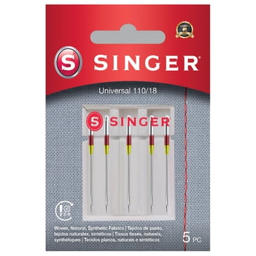 SINGER® Universal Sewing Machine Needles, Size 110/18 - 5 Count