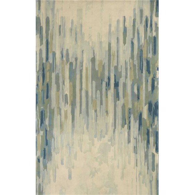 HomeRoots 350136 5 x 8 ft. Wool Green Area Rug