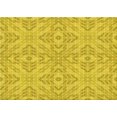 thumbnail image 1 of Ahgly Company Machine Washable Indoor Rectangle Transitional Banana Yellow Area Rugs, 6' x 9', 1 of 7
