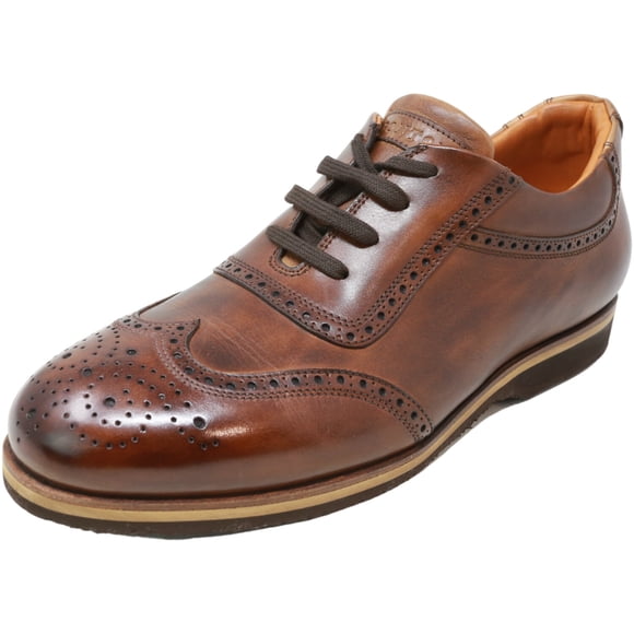 Bontoni Men's Dinamico Ii Intrecciata Viociolafo Ehiaro Ankle-High Leather Oxford - 10M