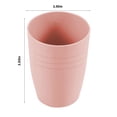 thumbnail image 3 of SuoKom Plastic Cups Reusable, Cup Set of 5 Multicolor Straw Cups for Kitchen, Office, Travel, Drinking Cups & Stackable Drinking Glasses, Plastic Tumblers, 3 of 8
