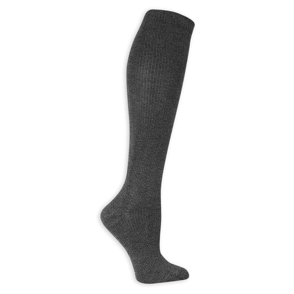 Dr. Scholls Womens Marled Knee High Compression Socks, Womens Size 4-10, Black