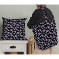 thumbnail image 5 of Soimoi Black polyester Crepe Fabric Star & Diamond Geometric Print Fabric by Yard 52 Inch Wide, 5 of 5
