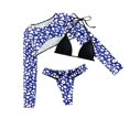 thumbnail image 1 of Bikini Sets for Women Three Piece Swimsuits Sexy Triangle Bikini Bathing Suit, 1 of 2