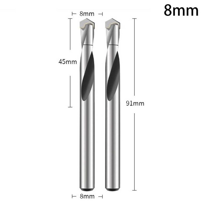 Tungsten Carbide Steel Hard Alloy Drill Stainless Steel Spring Steel 3-12Mm
