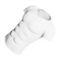 thumbnail image 4 of Decodeary Muscle Enhancer Shirt Padded Bodybuilder Suit For Men Looking Instantly Fit And For Long Time . Padded Muscle Shirt White L, 4 of 6