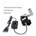 thumbnail image 2 of Portable Hand Crank Generator 30W Small Dynamo Outdoor Manual Emergency Phone Charger With 3-28V DC-DC Voltage Regulator ,Handy Bright, 2 of 7