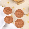 thumbnail image 4 of ELAYARD 1Set Light Brown Wooden Sticky Labels Self Adhesive for Wedding Birthday and Mailing Labels, 4 of 8