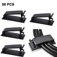 thumbnail image 1 of Cable Clips, Strong Adhesive Pad Wire Holders, Cable Organizers Wire Clips Cord Holder, 1 of 4