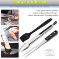 thumbnail image 4 of Ensemble d'Accessoires pour Plaque de Cuisson de 14, Ensemble d'Outils pour Plaque de Cuisson en Acier Inoxydable HaSteeL avec Sac de Transport, Spatules en Métal Robustes, Dom Fondant, 4 of 7