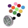 thumbnail image 1 of Shisuyan 1Pcs Diamante Car Use Perfume Clip Diffuser with 10Pcs Aromatous cotton slice A529(Multicolor), 1 of 8