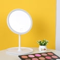thumbnail image 4 of Rechargeable Round Makeup Mirror with L-ED Light Screen Switch Detachable Base Desk Makeup Mirror, 4 of 8