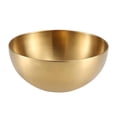 thumbnail image 1 of Catégorie Vaisselle Bol Coréen en Acier Inoxydable pour Usage Quotidien Plat de Service en Acier Inoxydable Bol Bol de Service Froid avec Finition Ronde Poncée Or, 1 of 8